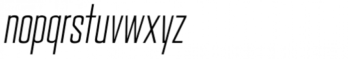 Marteau Regular Oblique Font LOWERCASE