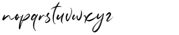 Marthiline Regular Font LOWERCASE
