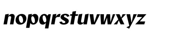 Marti Sans Bold Slant Font LOWERCASE