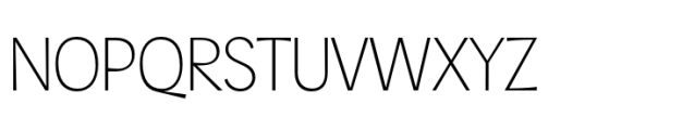 Marti Sans Thin Font UPPERCASE