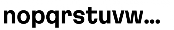 Martian Grotesk Nr Bd Font LOWERCASE