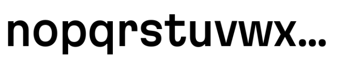 Martian Grotesk Nr Md Font LOWERCASE