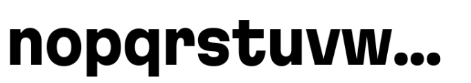 Martian Grotesk Nr XBd Font LOWERCASE