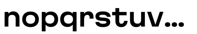 Martian Grotesk SWd Bd Font LOWERCASE