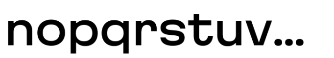 Martian Grotesk SWd Md Font LOWERCASE