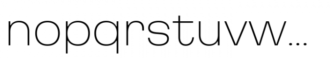 Martian Grotesk SWd Th Font LOWERCASE