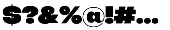 Martian Grotesk SWd Ult Font OTHER CHARS