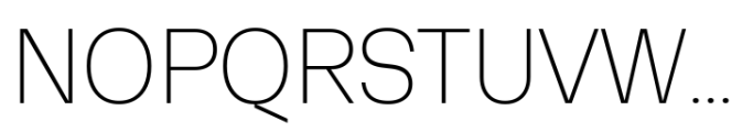 Martian Grotesk Std Th Font UPPERCASE