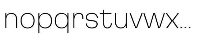 Martian Grotesk Std Th Font LOWERCASE