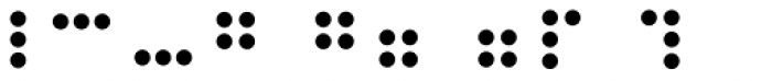 Martian Tiles Dots A Font LOWERCASE