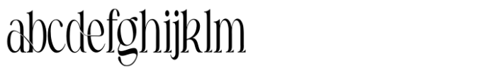 Martinelli Serif Font LOWERCASE