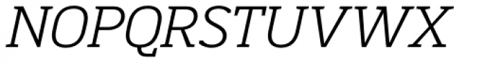 Martini Thin Italic Font UPPERCASE
