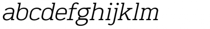 Martini Thin Italic Font LOWERCASE