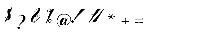 Martion Font OTHER CHARS