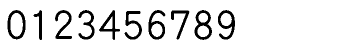 MaruMaruGALr StdN Regular Font OTHER CHARS