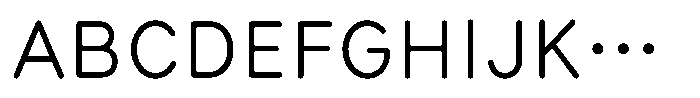 MaruMaruGASr StdN Regular Font UPPERCASE