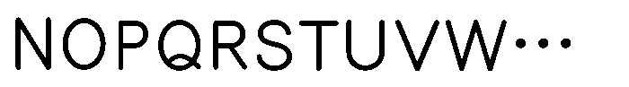 MaruMaruGCSr StdN Regular Font UPPERCASE