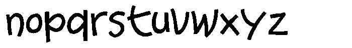 Marua Light Font LOWERCASE