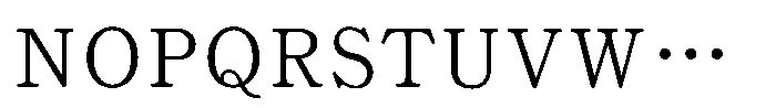 Marumin Katura Std N Regular Font UPPERCASE