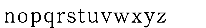 Marumin Katura Std N Regular Font LOWERCASE