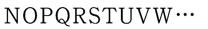 Marumin Old StdN Regular Font UPPERCASE