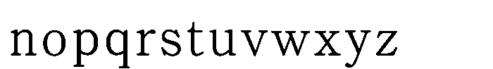 MaruminShinano StdN Regular Font LOWERCASE