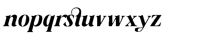 Marvella Luxe Font LOWERCASE