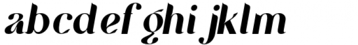 Marvella Typeface Italic Font LOWERCASE