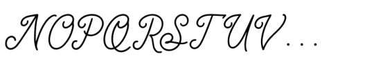 Marylona Regular Font UPPERCASE