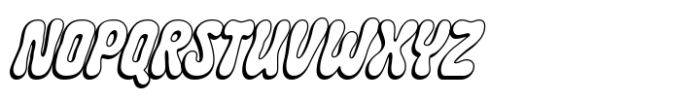 Marylus Extrude Font LOWERCASE