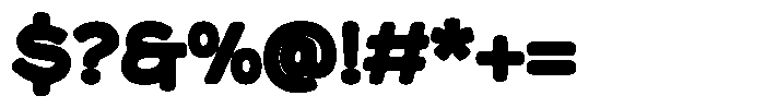Maryson Print Bold Font OTHER CHARS