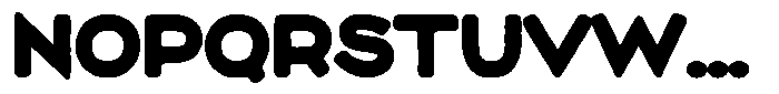 Maryson Print Bold Font UPPERCASE