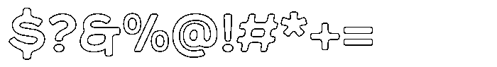Maryson Print Maryson Outline Regular Font OTHER CHARS