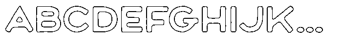 Maryson Print Maryson Outline Regular FONT