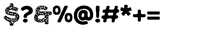 Maryson Print Net Font OTHER CHARS
