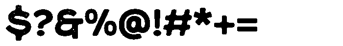 Maryson Print Rough Font OTHER CHARS