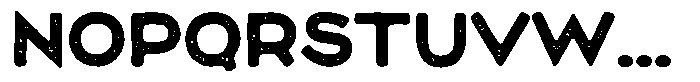 Maryson Print Rough Font UPPERCASE