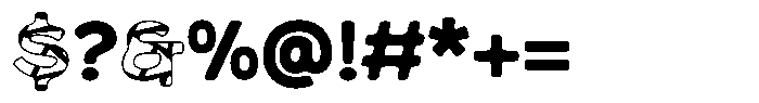 Maryson Print Structure Font OTHER CHARS