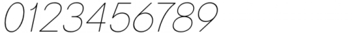 Marzano Thin Italic Font OTHER CHARS