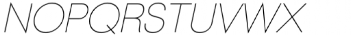 Marzano Thin Italic Font UPPERCASE
