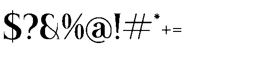 Mascefla Regular Font OTHER CHARS