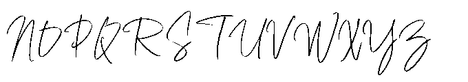 Mashaski Signature Font UPPERCASE