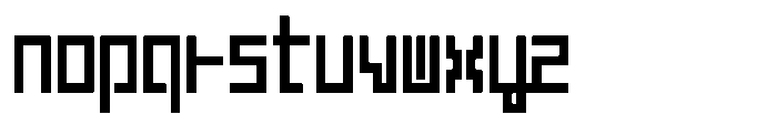 Mashikaku Bold Font LOWERCASE