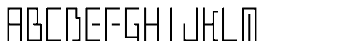 Mashikaku Light Font UPPERCASE