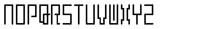 Mashikaku Regular Font UPPERCASE