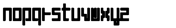Mashikaku Round Black Font LOWERCASE