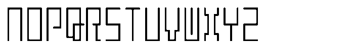 Mashikaku Round Light Font UPPERCASE