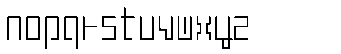 Mashikaku Round Light Font LOWERCASE