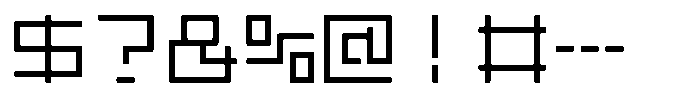 Mashikaku Round Medium Font OTHER CHARS