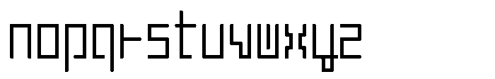 Mashikaku Round Regular Font LOWERCASE